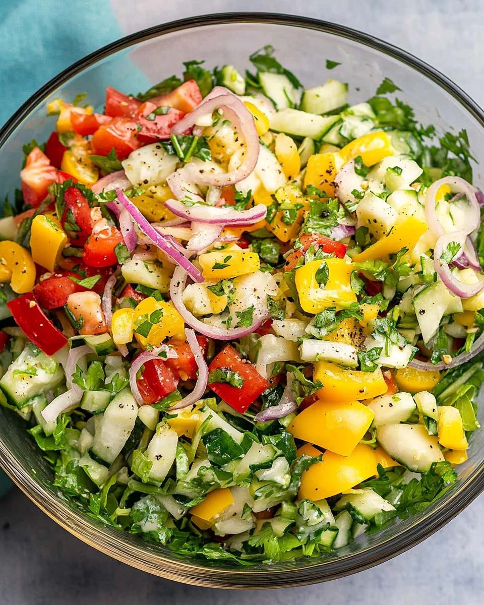 Über-Nacht-Salat Rezept zum Vorbereiten 25 Über-Nacht-Salat