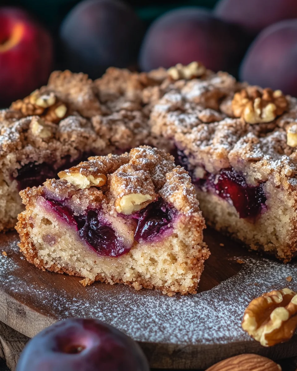 Walnuss-Zwetschgenkuchen mit Zimt-Streuseln 27 Walnuss-Zwetschgenkuchen