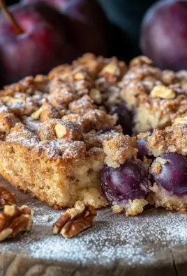 Walnuss-Zwetschgenkuchen mit Zimt-Streuseln