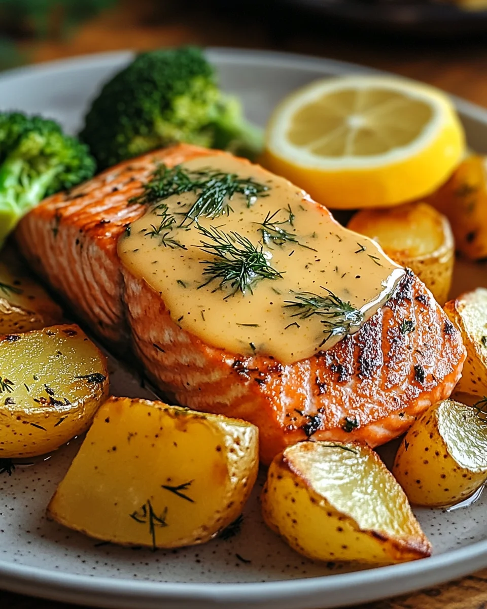Zitronenbutterlachs mit knusprigen Kartoffeln und Brokkoli 21 Zitronenbutterlachs