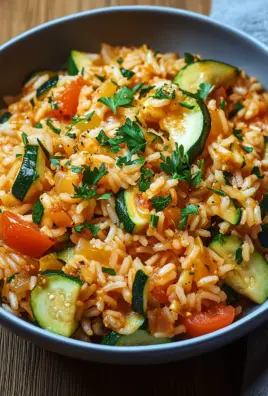 Zucchini-Tomaten-Reis
