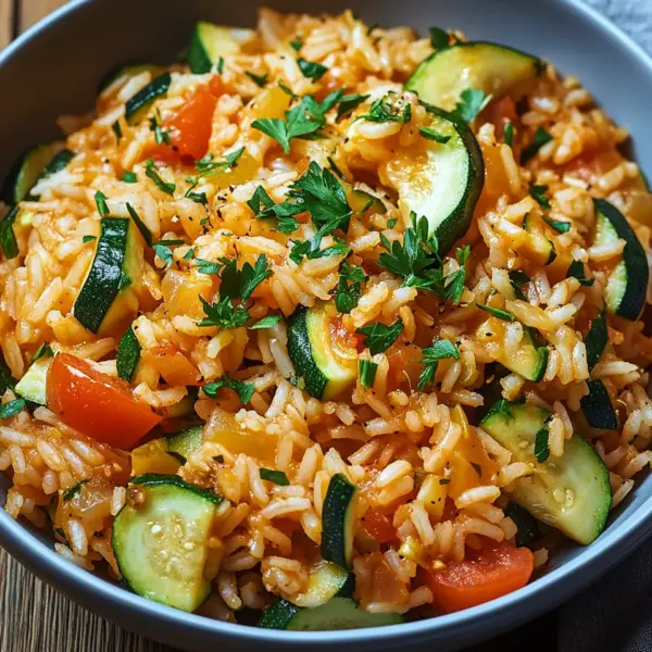 Zucchini-Tomaten-Reis