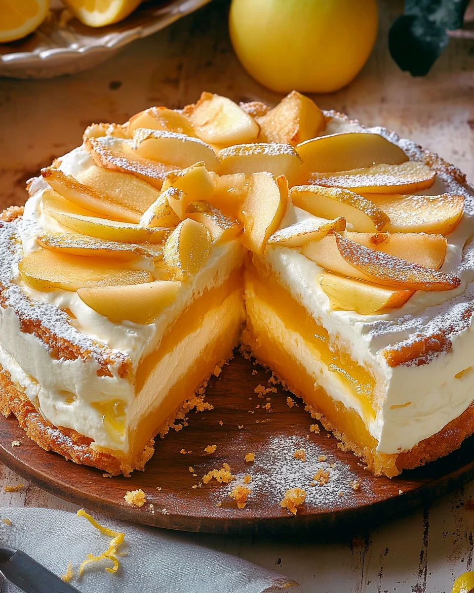 Apfeltorte mit Eierlik&ouml;rcreme