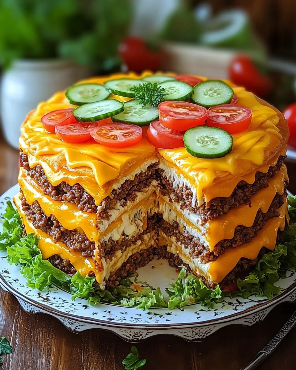 Cheeseburger-Torte 24 Cheeseburger-Torte