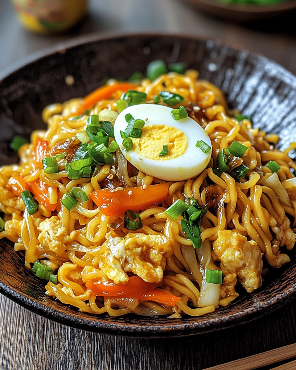Chinesische Bratnudeln mit Ei 19 Chinesische