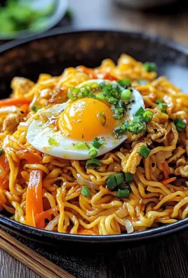 Chinesische Bratnudeln mit Ei