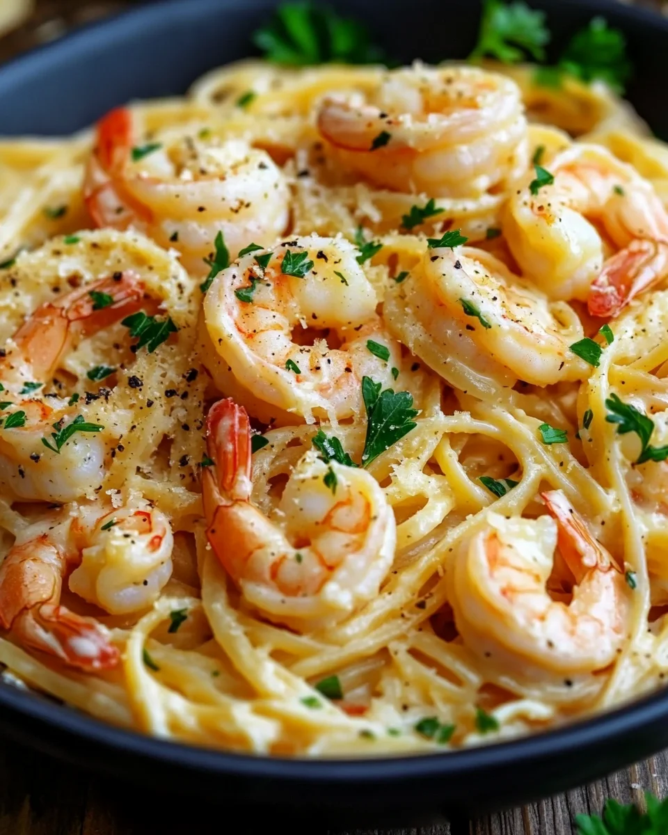 Creamy Shrimp Pasta 17 Creamy