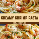 Creamy Shrimp Pasta 16 Pinterest Hidden Image