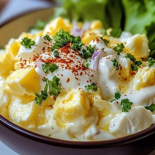 Eiersalat mit Joghurt