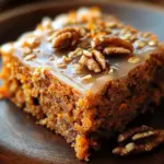 Einfacher Mehlfreier Haferflocken Karottenkuchen