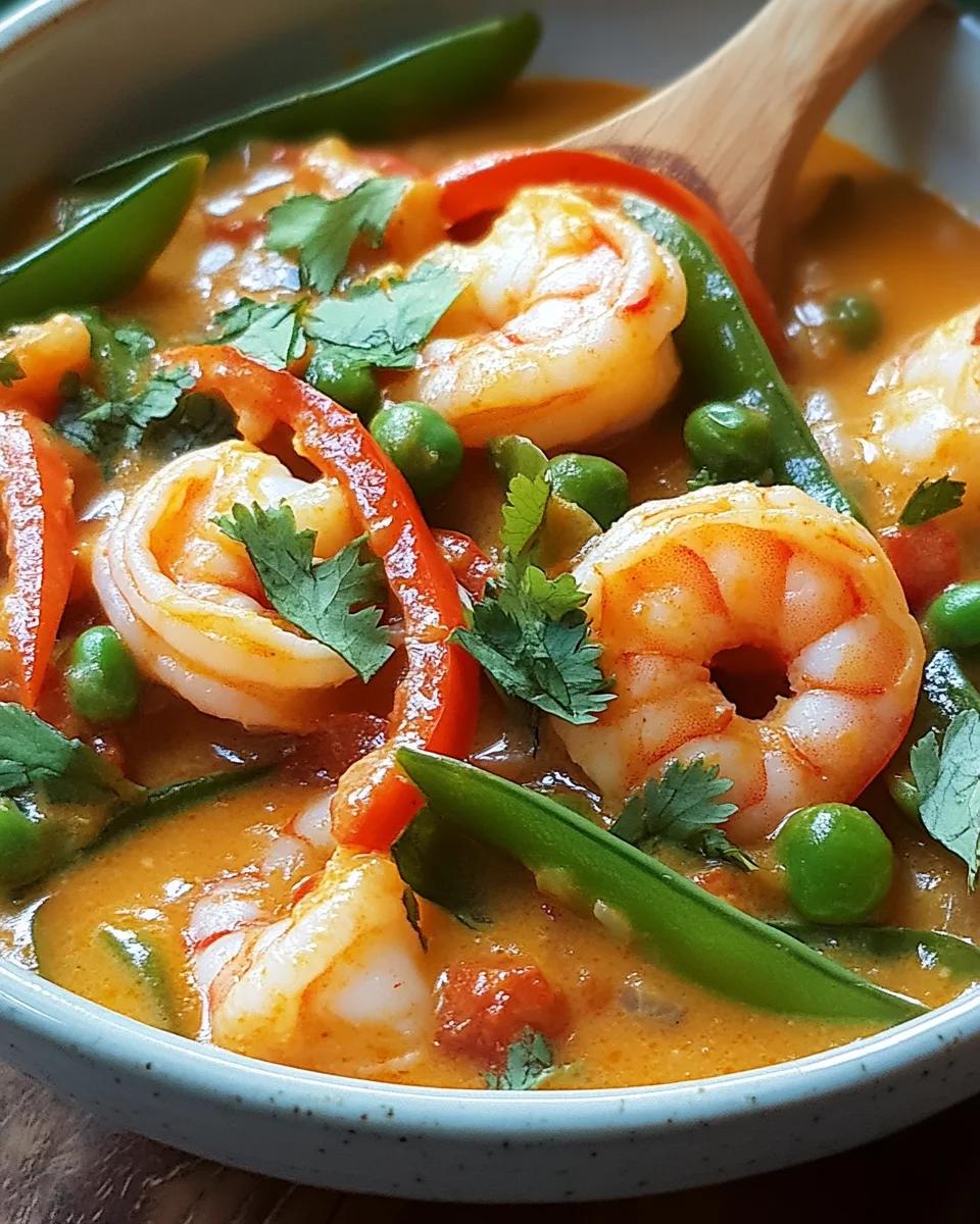 Garnelencurry mit Zuckerschoten 25 Garnelencurry