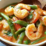 Garnelencurry mit Zuckerschoten