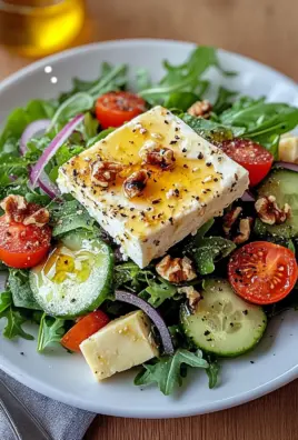 Gebackener Feta auf Gemischtem Salat 22 Gebackener Feta auf Gemischtem Salat