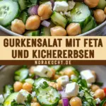 Gurkensalat mit Feta und Kichererbsen 17 Pinterest Hidden Image