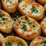 K&auml;se Knoblauch Brot H&auml;ppchen