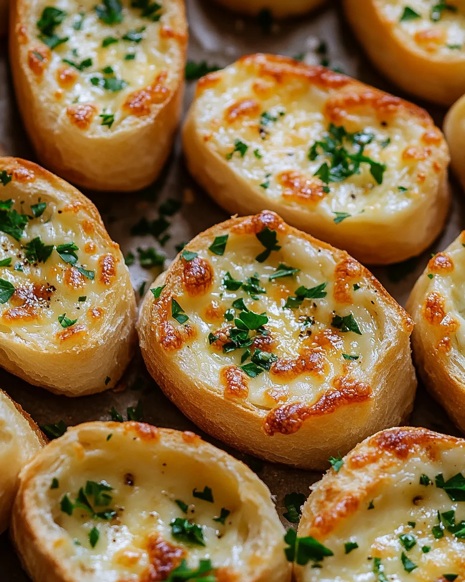 Käse Knoblauch Brot Häppchen 24 Käse Knoblauch Brot Häppchen