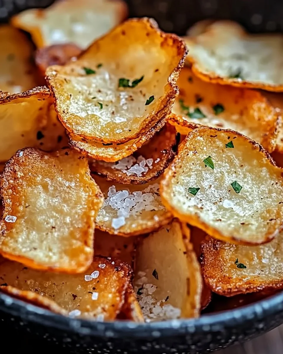 Knusprige Quark-Chips