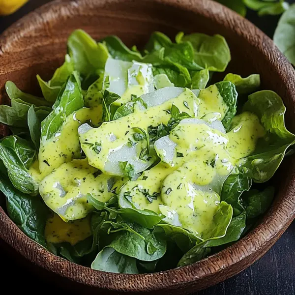 Kopfsalat mit Omas Sahne-Zitronen-Dressing