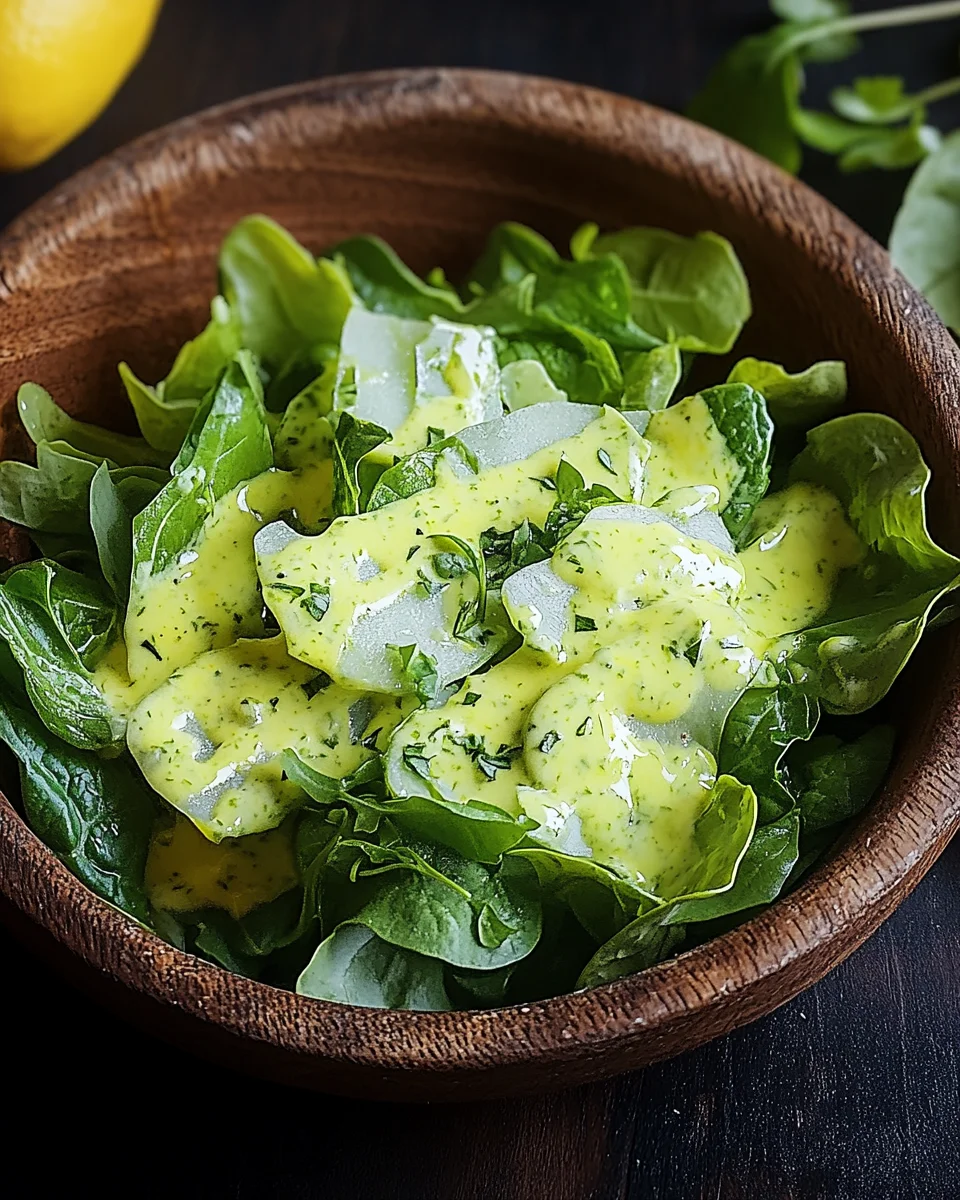 Kopfsalat mit Omas Sahne-Zitronen-Dressing
