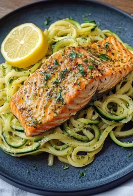 Kräuterlachs auf Zucchinipasta 30 Kräuterlachs auf Zucchinipasta