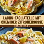 Lachs-Tagliatelle mit cremiger Zitronensoße 20 Pinterest Hidden Image