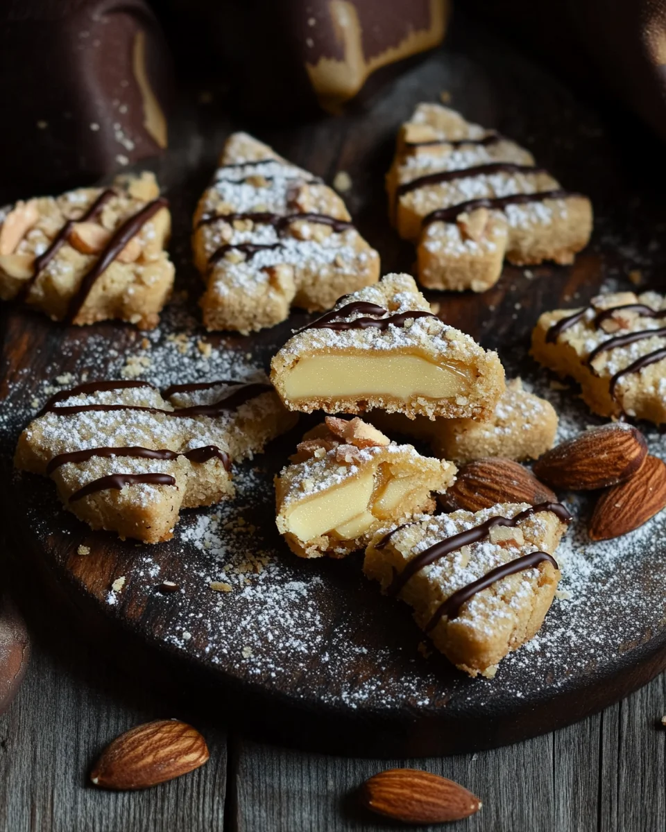 Nougat-Spitzbuben - Mürbe Plätzchen mit Nougat 20 Nougat-Spitzbuben