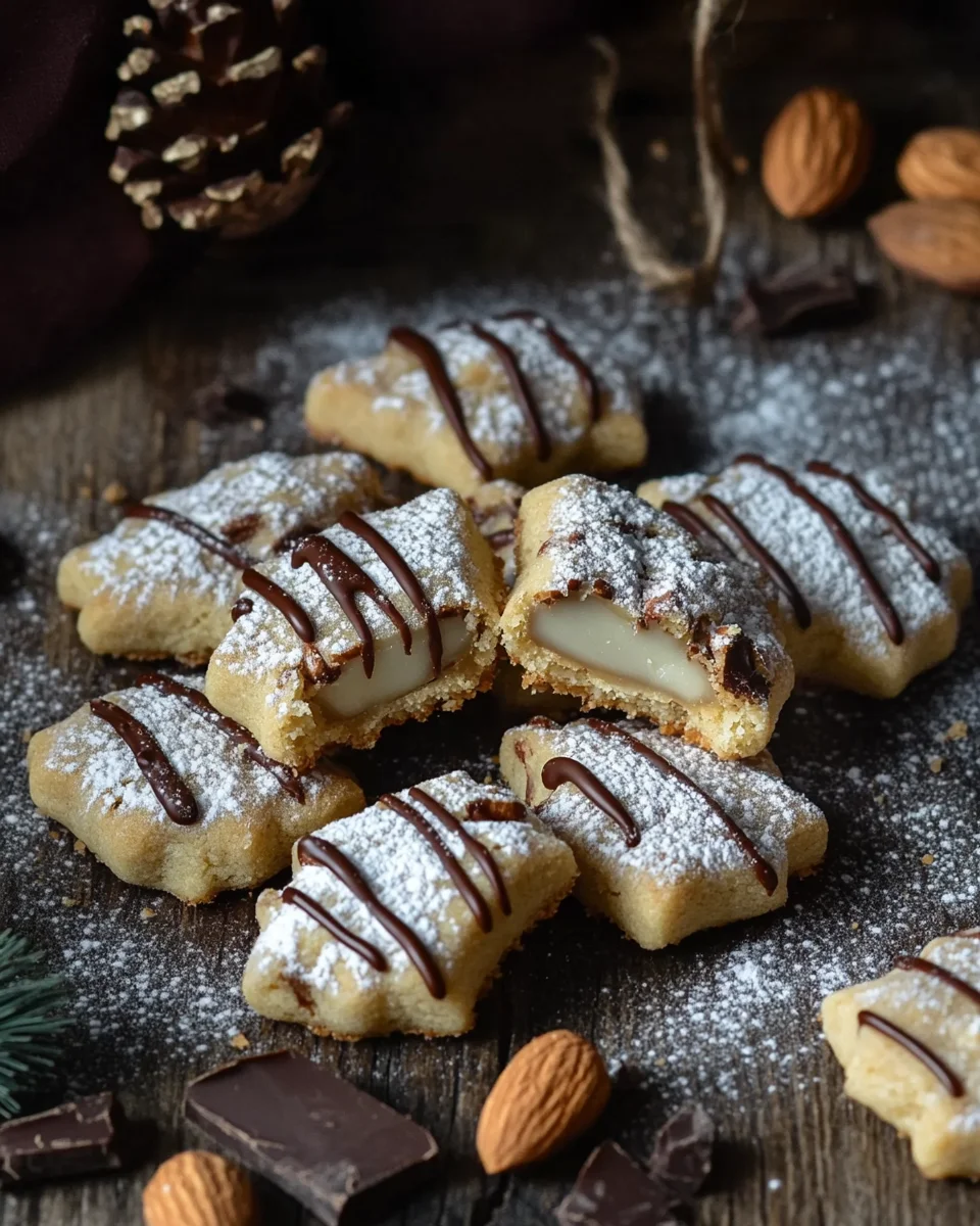 Nougat-Spitzbuben - Mürbe Plätzchen mit Nougat 22 Nougat-Spitzbuben - Mürbe Plätzchen mit Nougat