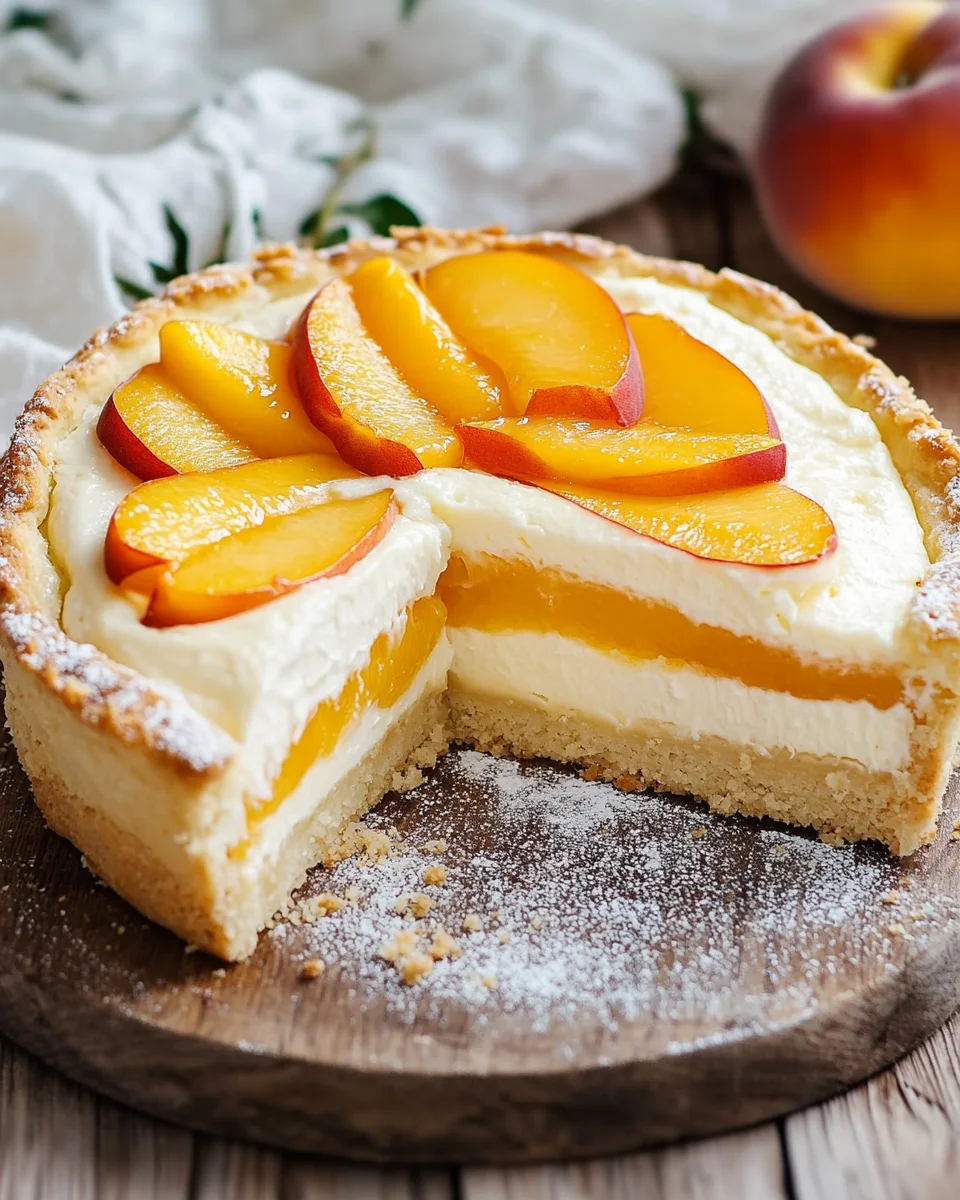 Pfirsich-Schmand-Kuchen Rezept 22 Pfirsich-Schmand-Kuchen Rezept
