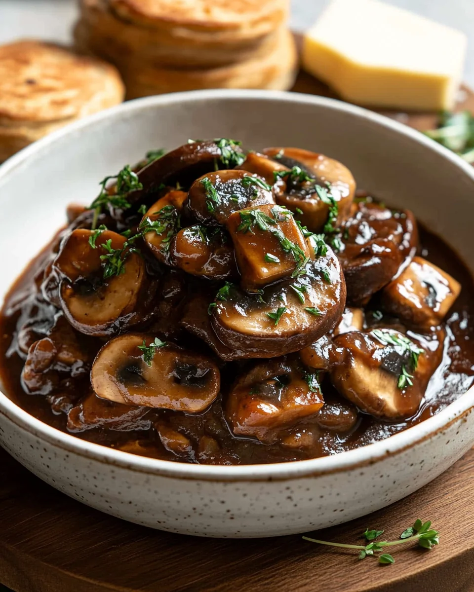 Pilzgulasch à la Bourguignonne 23 Pilzgulasch