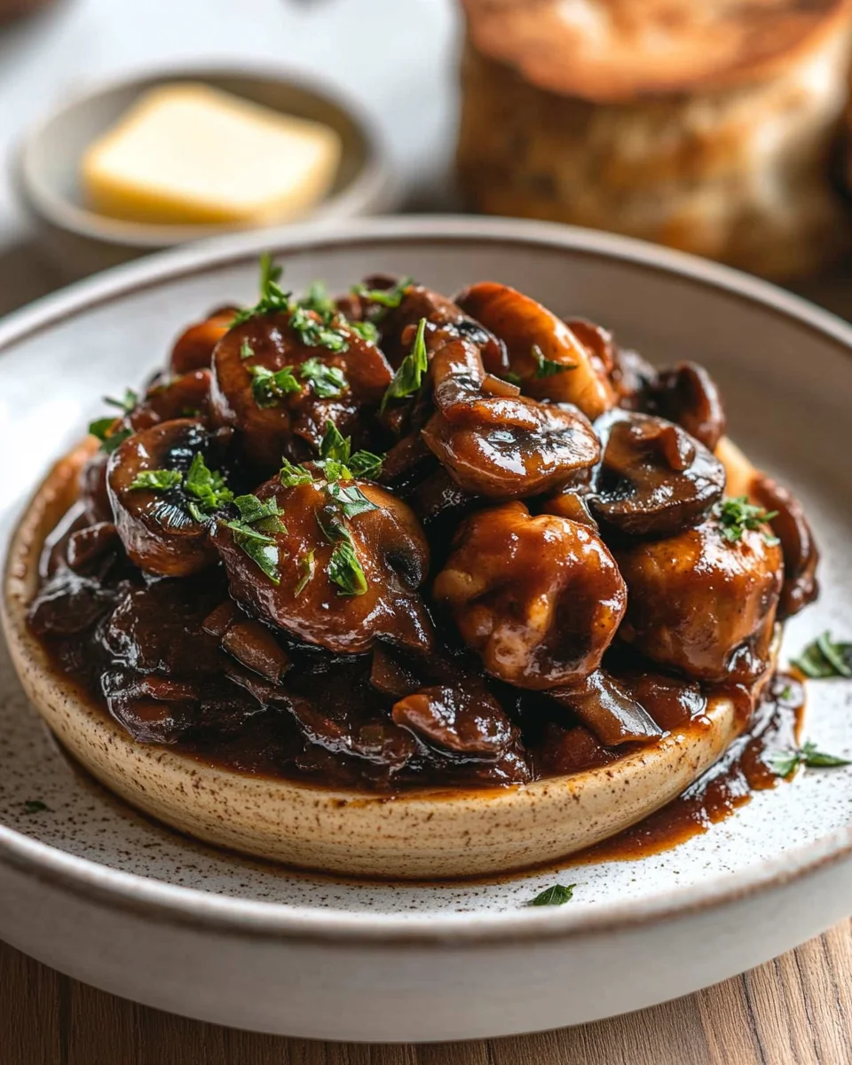Pilzgulasch à la Bourguignonne 25 Pilzgulasch à la Bourguignonne