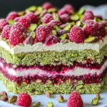 Pistazien-Himbeer-Torte mit Mascarpone-Creme