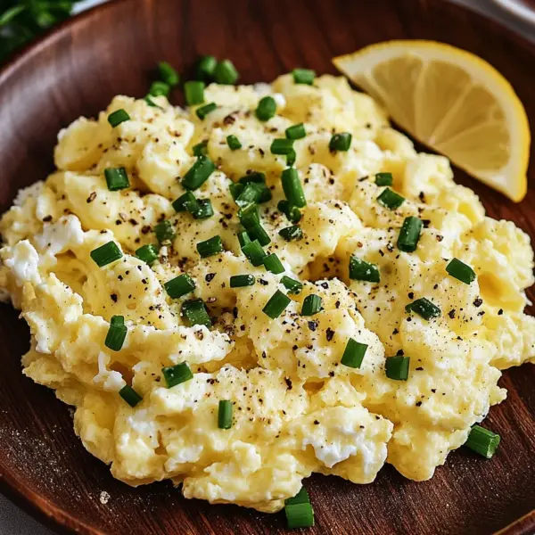 Rührei mit Hüttenkäse