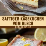 Saftiger Käsekuchen vom Blech 19 Pinterest Hidden Image