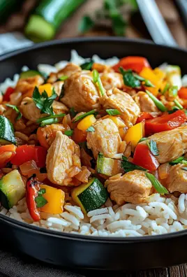 Schnelle Reispfanne mit Hühnchen 28 Schnelle Reispfanne mit Hühnchen
