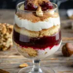Spekulatius Tiramisu mit Gew&uuml;rzkirschen - Dessert im Glas