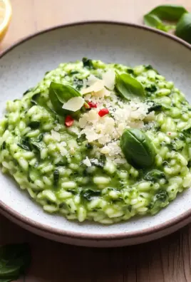 Spinat Risotto mit frischen Kräutern 23 Spinat Risotto mit frischen Kräutern