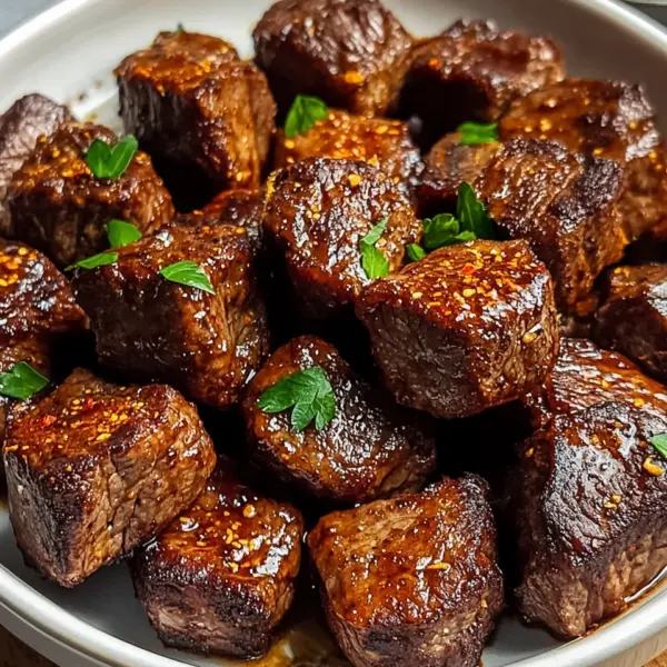 Steak-Häppchen aus der Heißluftfritteuse
