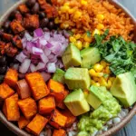 S&uuml;&szlig;kartoffel Burrito Bowl