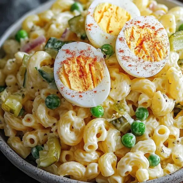 Teufelsei-Makkaroni-Salat