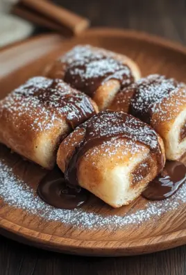 Toast Rolls mit Nutella und Zimt