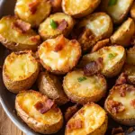 &Uuml;berbackene Kartoffeln aus der Hei&szlig;luftfritteuse