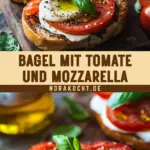 Bagel mit Tomate und Mozzarella 18 Pinterest Hidden Image