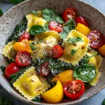Bunte Ravioli-Gem&uuml;se-Pfanne