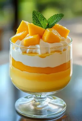Cremige Mango-Mousse