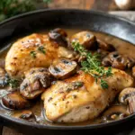Cremiges Marsala-H&auml;hnchen mit Balsamico Pilzen