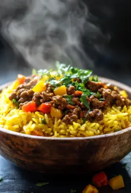 Curryreis mit Hackfleisch