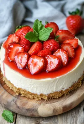 Erdbeer-Cheesecake-Häppchen