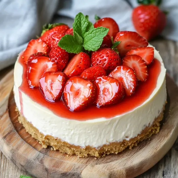 Erdbeer-Cheesecake-Häppchen