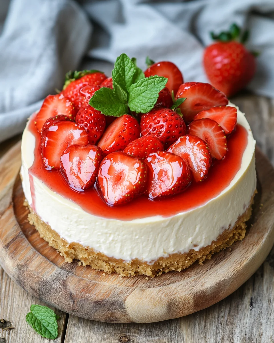 Erdbeer-Cheesecake-Häppchen