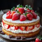 Erdbeertorte mit Joghurtcreme